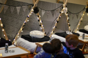 Black and White Teepee