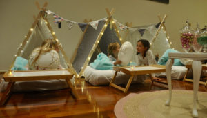 Boho Teepee Theme for kids sleepover