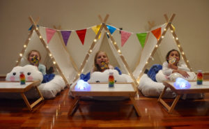 Girls Teepee Party Melbourne Rainbow Theme