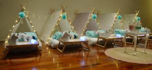 Teepees for Slumber Parties